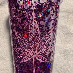 Double Wall Pink SnowGlobe Tumbler